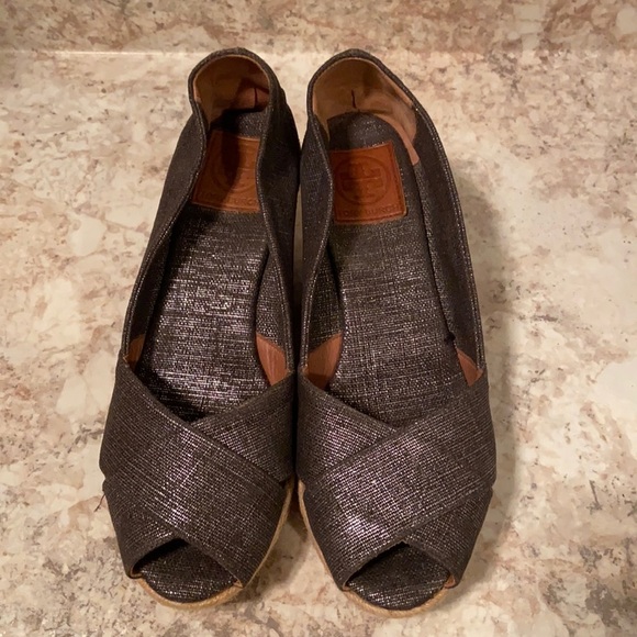 Tory Burch Wedges Size 10 - Picture 1 of 8